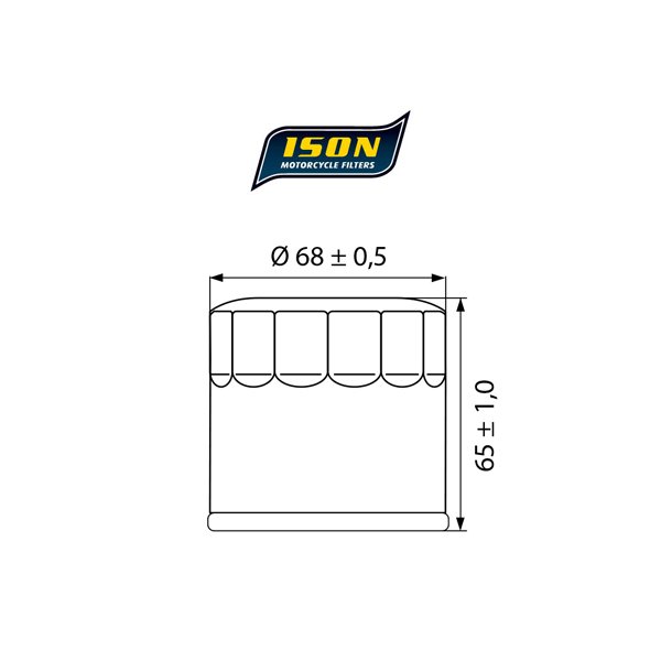 Filtro Olio Motore Moto Road Racing ISON HF 138 Suzuki Bandit 600 1995-2004 2