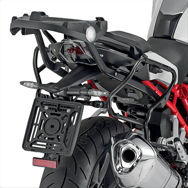 Portavaligie Laterale Rimozione Rapida Valigie Kappa K33 KLXR5117 Moto BMW R 1200R 2015-2018 Road Racing Touring Viaggio