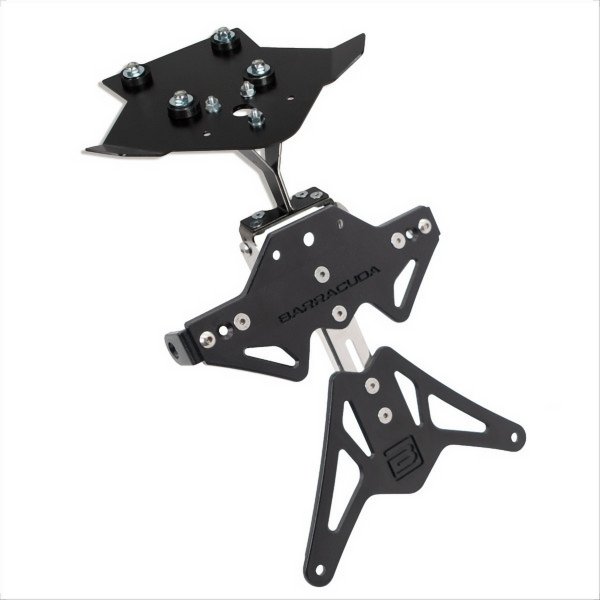Portatarga Moto Pieghevole Regolabile Reclinabile Ducati MultiStrada 1200-S-GT 2010-2015 Road Racing Viaggio Touring 2