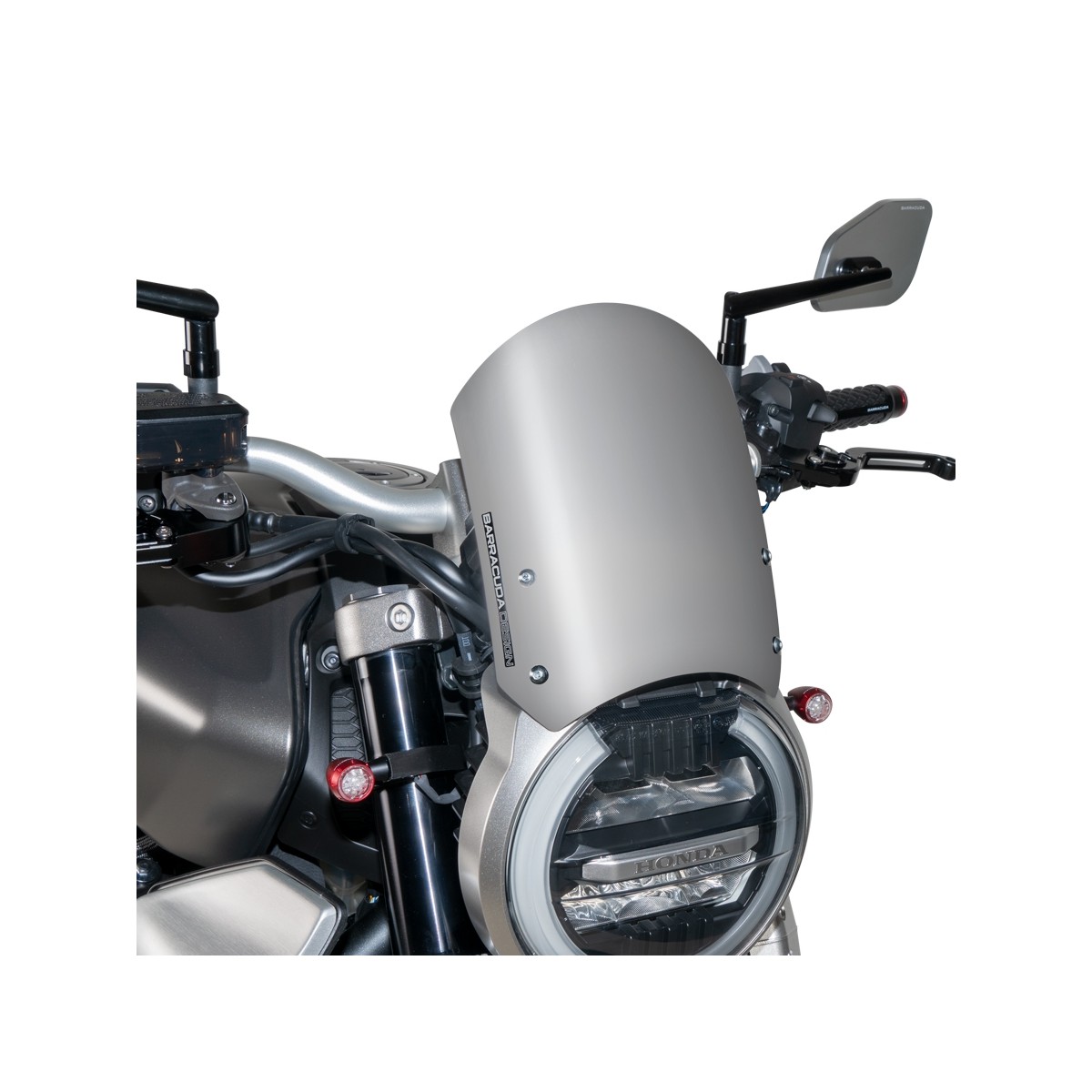 DPM Race R-0670 - 100% Made in Italy - Parabrezza in Alluminio Facile Installazione Accessori De Pretto Moto CB1000R 2008/16 Minuteria Inclusa Cupolino Warrior 