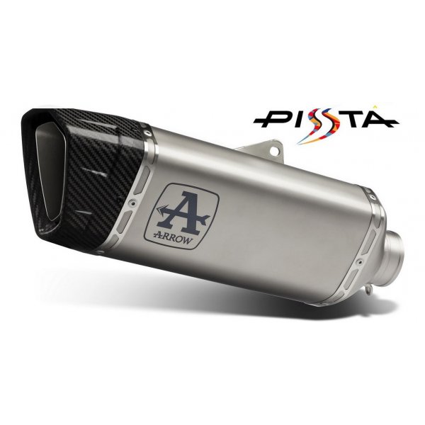 Terminale Arrow Pista Titanio Omologato 71508PT Road Racing Moto Honda Hornet 750 2023-2025