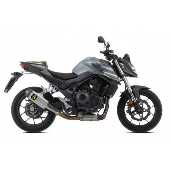 Terminale Arrow Indy Race Alluminio Omologato 71954AK con Fondello Carby Road Racing Moto Honda Hornet 750 2023-2025