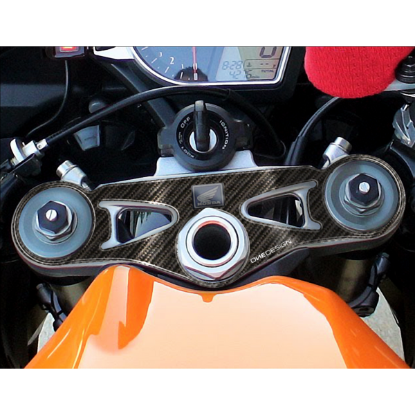 Protezione Piastra Sterzo Onedesign Carbon Look Honda CBR 1000 RR 2008-2010 2