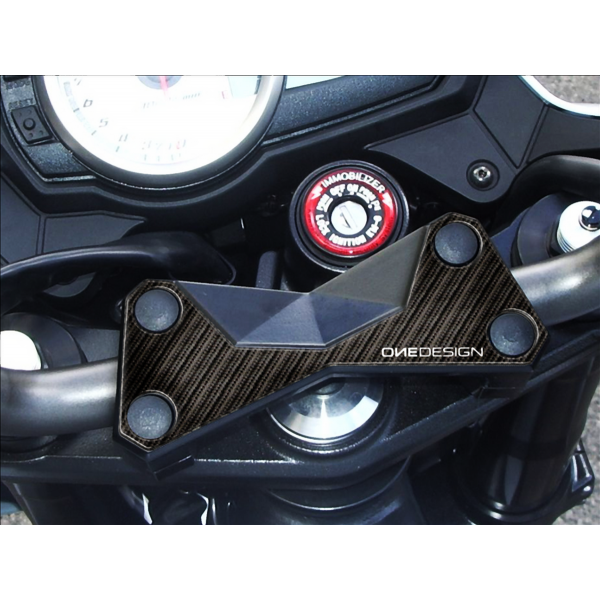 Protezione Piastra Sterzo Onedesign Carbon Look Kawasaki Z 1000 2003-2006 2