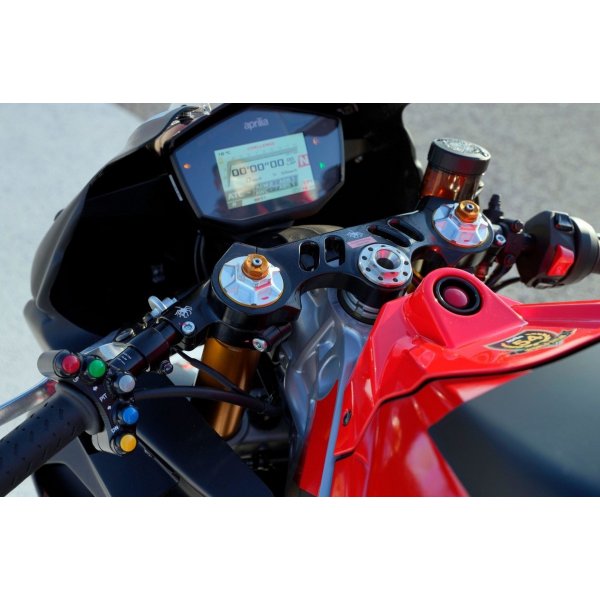 Piastra Sterzo Superiore SPIDER Road Racing Moto Aprilia RS660 2020-2025 Supersport Race Semimanubri