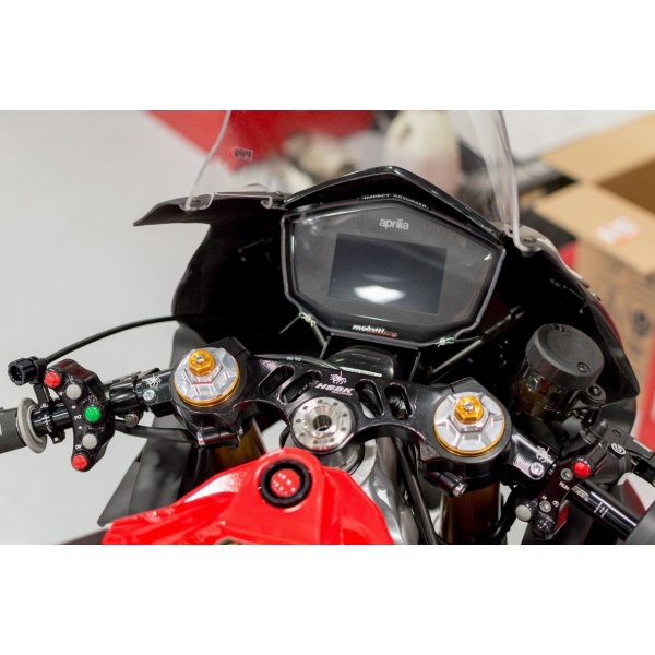 Piastra Sterzo Superiore SPIDER Road Racing Moto Aprilia RS660 2020-2025 Supersport Race Semimanubri
