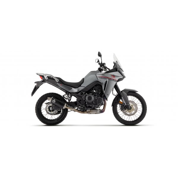 Terminale Arrow Indy Race Alluminio Dark Nero con Fondello Inox 72641AON Moto Honda XL 750 TRANSALP 2023-2026 Road Racing