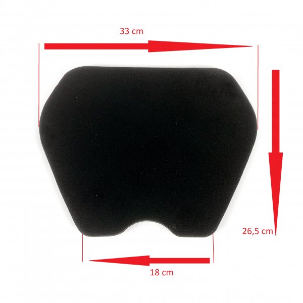 Sella in Neoprene Adesiva Preformata Pretagliata Universale Carene Road Racing Moto spessore 1,2 cm