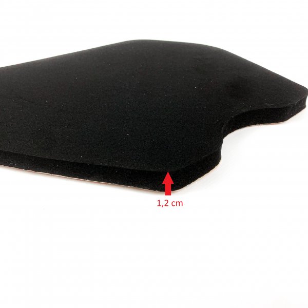 Sella in Neoprene Adesiva Preformata Pretagliata Universale Carene Road Racing Moto spessore 1,2 cm