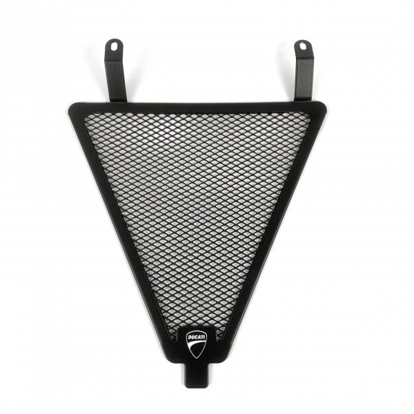 Coppia Griglie Protezione Copri Radiatori Acqua Olio Ducati Panigale V2 2020-2023 Moto Road Racing Logo Ducati Corse