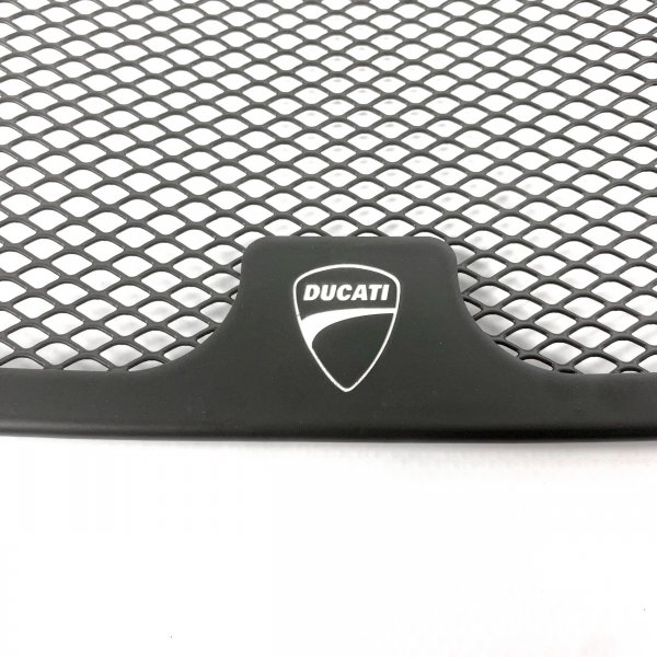 Coppia Griglie Protezione Copri Radiatori Acqua Olio Ducati Streetfighter V4 2020-2024 S SP Moto Road Racing Logo Ducati Corse