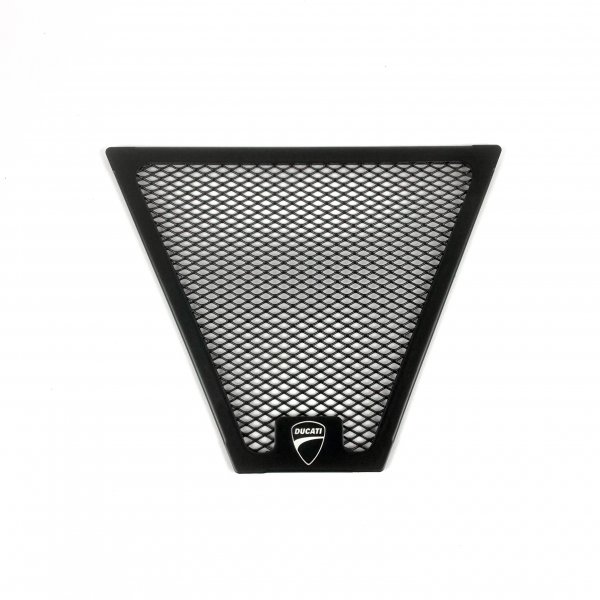 Coppia Griglie Protezione Copri Radiatori Acqua Olio Ducati Streetfighter V4 2020-2024 S SP Moto Road Racing Logo Ducati Corse