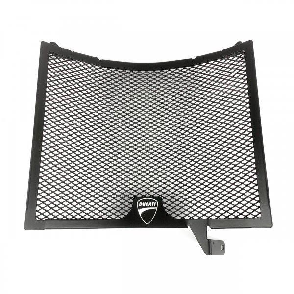 Coppia Griglie Protezione Copri Radiatori Acqua Olio Ducati Streetfighter 848 1098 Moto Road Racing Logo Ducati Corse