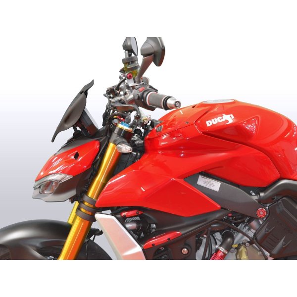 Cupolino Sport Ducabike DBK Special Parts Plexiglass Omologato Scuro Moto Road Racing Ducati StreetFighter V4 V4S SP SP2 20-23