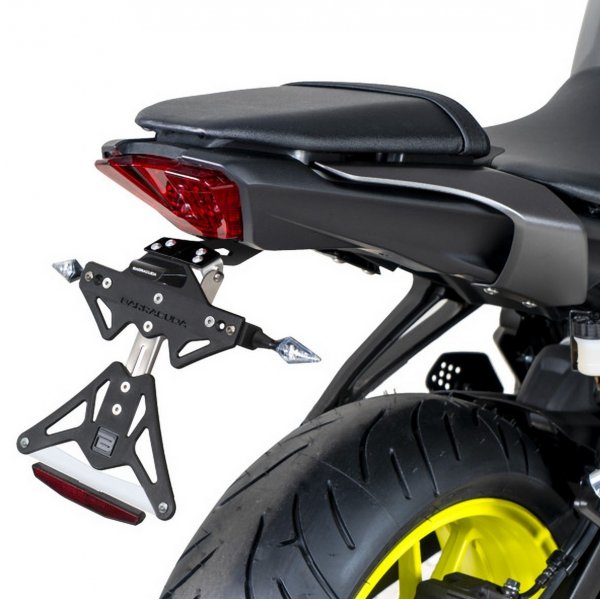 Kit Portatarga Moto Pieghevole Reclinabile Regolabile Yamaha MT-07 2016-2020