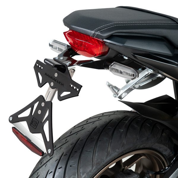 Kit Portatarga Moto Pieghevole Reclinabile Regolabile Honda CBR 650R 2021-2023 Road Racing Sport naked Frecce Originali