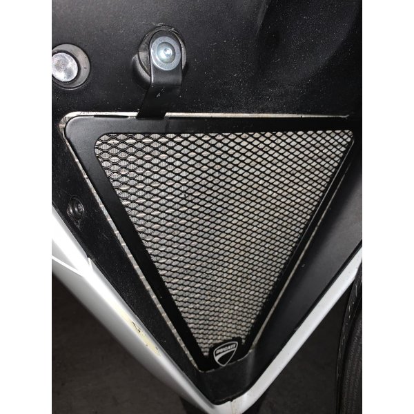 Griglie Protezione Copri Radiatore Superiore Inferiore Logo Ducati Corse 848-1098-1198 Moto Road Racing