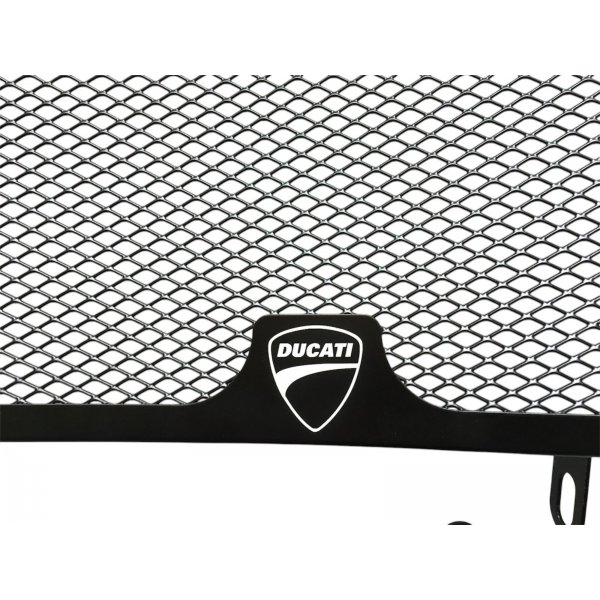 Griglie Protezione Copri Radiatore Acqua e Olio Logo Ducati Corse 848-1098-1198 Moto Road Racing