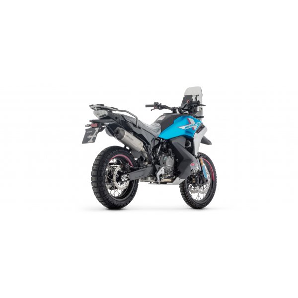 Terminale Omologato Arrow Indy Race EVO 71992PK Titanio Fondello Carby CF Moto 800 MT-X 2025 Adventure Touring Off-Road
