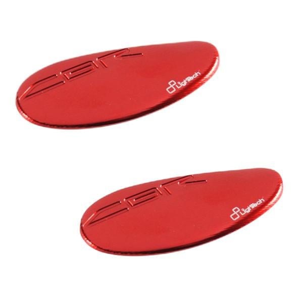 Coppia Tappi Specchietti Ergal Lightech SPE125ROS Honda CBR 1000 RR 2008-2010 Superbike Road Racing