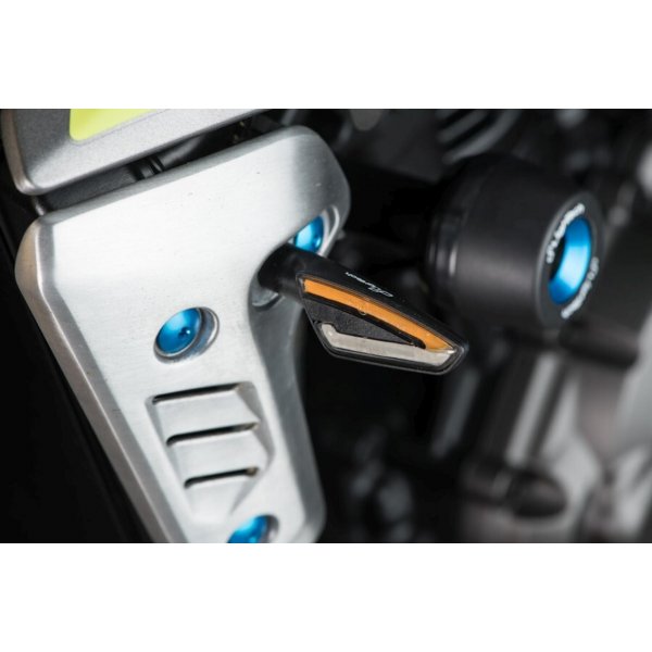 Frecce Lightech LED FRE934NER Luce Bianca Anteriore Moto Superbike Supersport Naked Road Racing
