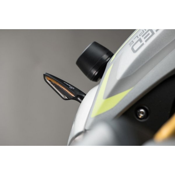 Frecce Lightech LED FRE934NER Luce Bianca Anteriore Moto Superbike Supersport Naked Road Racing