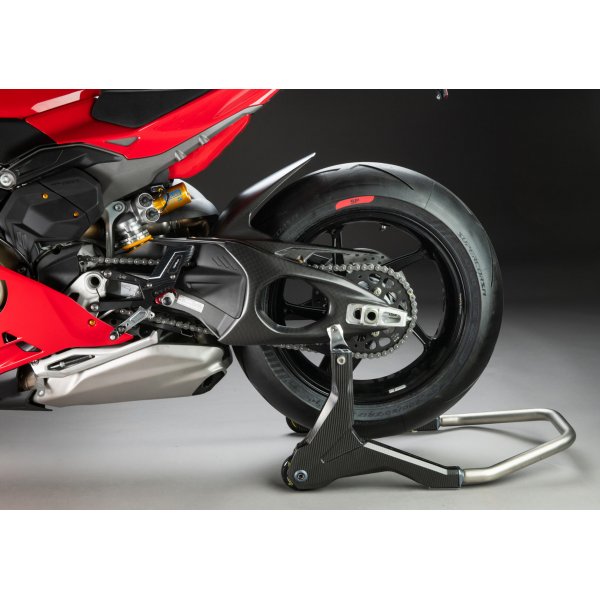 Cover Forcellone Carbonio Opaco Lightech CARD2460M Moto Ducati Panigale V4 / S 2025 Superbike Road Racing