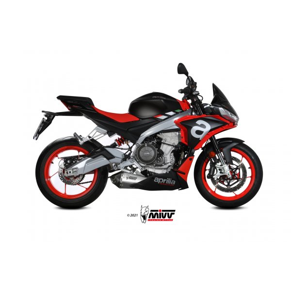 Scarico Completo Mivv Delta Race A.014.LDRX Moto Aprilia Tuono 660 2021-2024 Naked Road Racing 2