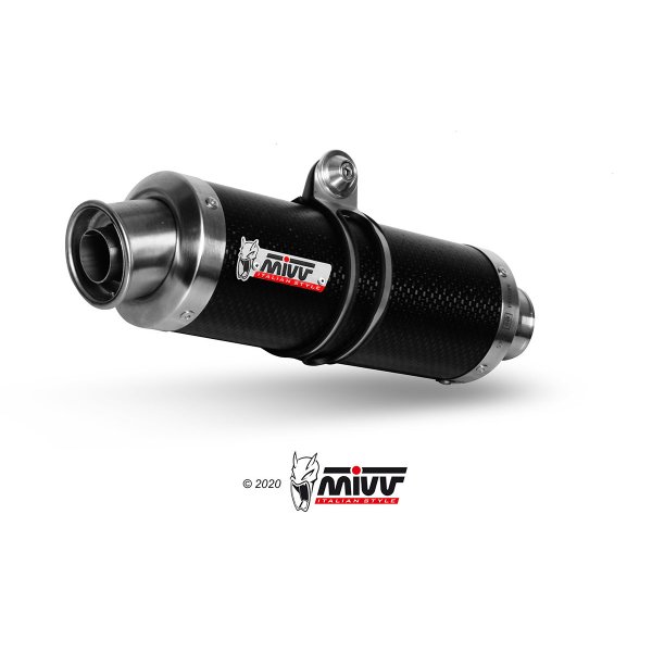 Terminale Mivv GP Carbonio Omologato H.038.L2S Moto Honda Hornet 600 2007-2010 Naked Sport Road Racing