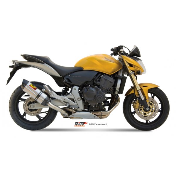 Terminale Mivv Suono Acciaio Omologato H.038.L7 Moto Honda Hornet 600 2007-2010 Naked Sport Road Racing