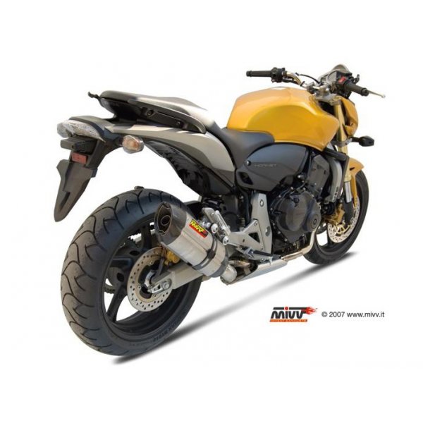 Terminale Mivv Suono Acciaio Omologato H.038.L7 Moto Honda Hornet 600 2007-2010 Naked Sport Road Racing