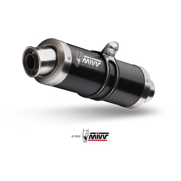 Terminale Mivv GP Acciaio Nero Omologato H.038.LXB Moto Honda Hornet 600 2011-2013 Naked Sport Road Racing