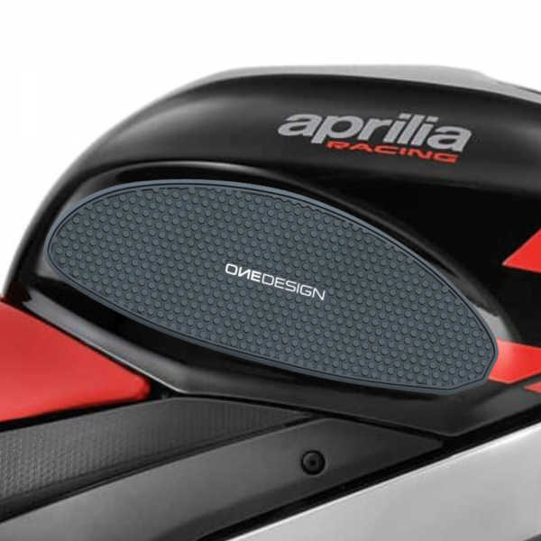 Protezione Laterale serbatoio adesivo Nero/Trasparente HDR OneDesign Print Road Racing Aprilia RSV4 - Tuono V4 1100 2025