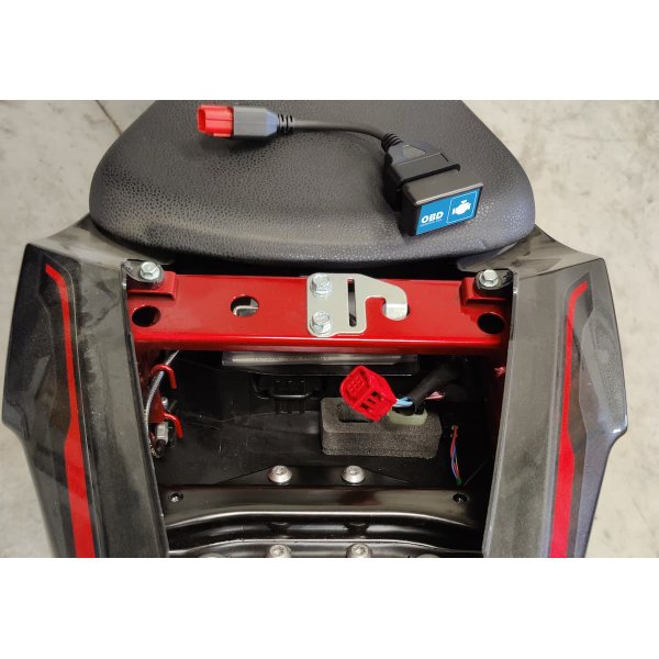 SWITCH OFF KEY MIVV ACC.101.0 Dispositivo Autodiagnosi OBD per Moto Euro 5+ Modifica Catalizzatore Originale Plug&Play