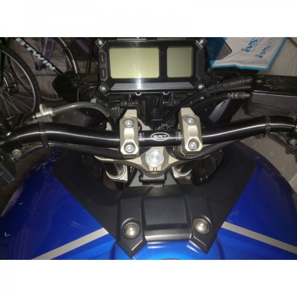 Manubrio Piega Alta Sezione Variabile 22/28 mm SRT TOURBAR28 Moto Naked Road Racing Tourign Viaggio Adventure Off-Road