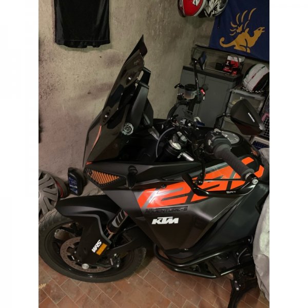 Manubrio Piega Alta Sezione Variabile 22/28 mm SRT TOURBAR28 Moto Naked Road Racing Tourign Viaggio Adventure Off-Road