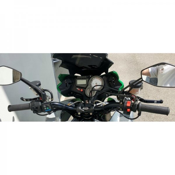 Manubrio Piega Alta Sezione Variabile 22/28 mm SRT TOURBAR28 Moto Naked Road Racing Tourign Viaggio Adventure Off-Road