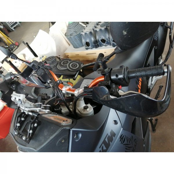 Manubrio Piega Alta Sezione Variabile 22/28 mm SRT TOURBAR28 Moto Naked Road Racing Tourign Viaggio Adventure Off-Road