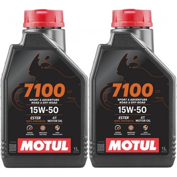 Kit Tagliando 2 Litri Olio Motul 7100 15W50 + Filtro Ison Moto KTM Duke 390 2011-2016