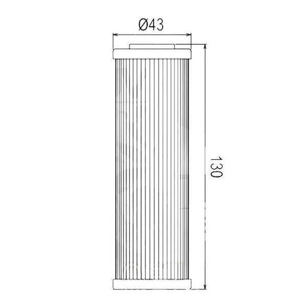 Filtro Olio Motore Moto Road Racing ISON HF 159 Ducati Streetfighter V4 / S 2025-2026 Hypernaked Road Racing