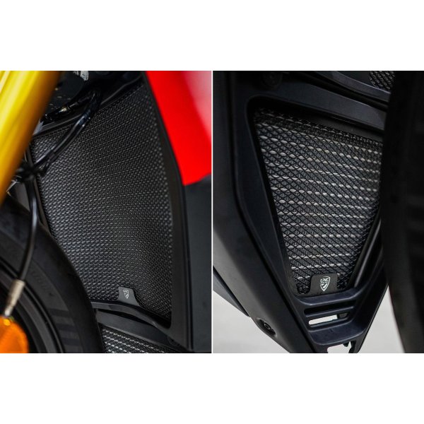 Griglie Protezione Radiatori Acqua Olio Ducati CNC Racing RA015B  Moto Streetfighter V4 / S 2020-2024 Hypernaked Road Racing