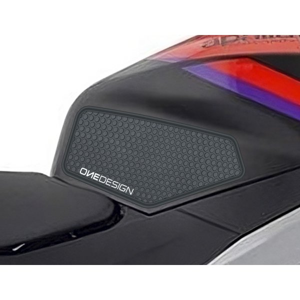 Protezione Laterale serbatoio adesivo Nero/Trasparente HDR OneDesign Print Road Racing Aprilia RS 457 2024-2025