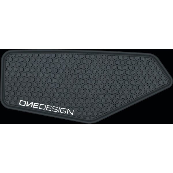 Protezione Laterale serbatoio adesivo Nero/Trasparente HDR OneDesign Print Road Racing Aprilia RS 457 2024-2025