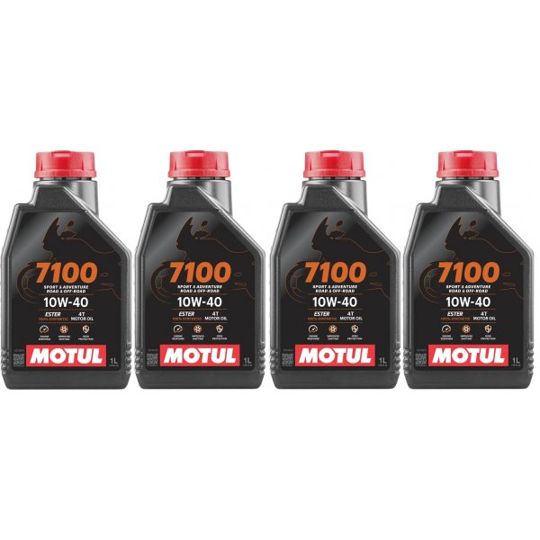 Kit Tagliando 4 Litri Olio Motul 7100 10W40 + Filtro Olio Ison Moto Yamaha XV 950 2013-2018