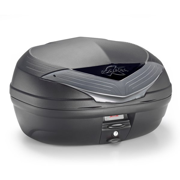 Bauletto Top Case Kappa K466NT URBAN TECH capacità 46 litri Nero catadiottri trasparenti MONOLOCK Road Racing