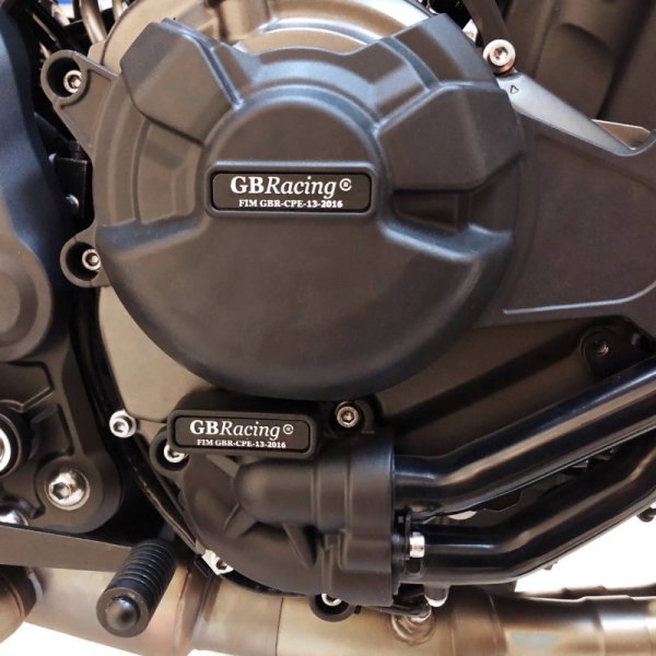 Protezione Copricarter Motore Pompa Acqua GBRacing FIM Moto Yamaha MT-07 2016-2020 Naked Road Racing 2