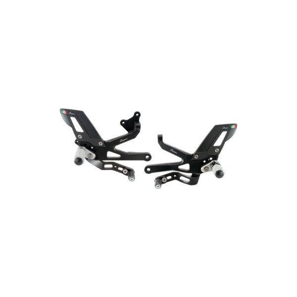 Pedane Arretrate Regolabili Lightech Poggia Piedi Snodati Moto Ducati Streetfighter V4 / S 2020-2024 Hypernaked Road Racing