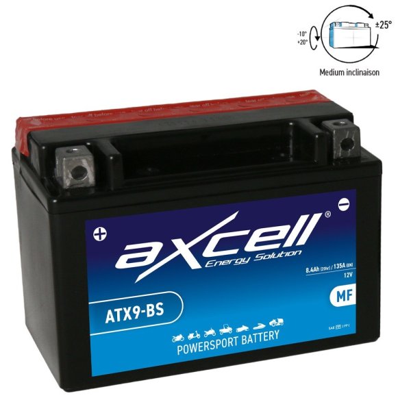 Batteria Moto Axcell ATX9-BS BMW S1000RR 2017-2018 Road Racing Street Naked Sport Superbike