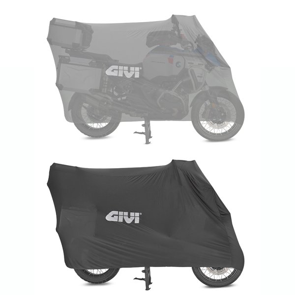 Telo Copri Moto Givi S204 Road Racing Taglia Unica per tutte le moto con Sacca Valigie Bauletto 2