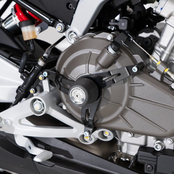 Kit Tamponi Paratelaio Paramotore inserti colorati Moto Aprilia RS 457 2024-2026 Protezione Strada Carene Road Racing